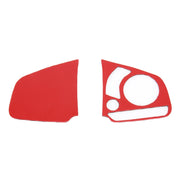 Adesivo fai da te interno per rivestimento dei pulsanti del volante in fibra di carbonio 2 in 1 per Honda Civic 10th Gen (generale), Button Trim