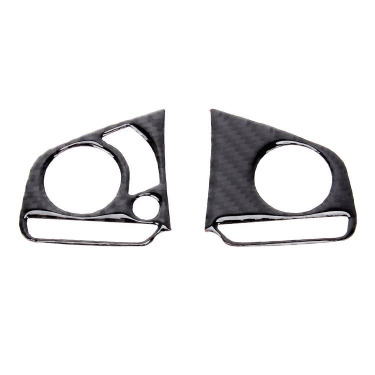 Adesivo fai da te interno per rivestimento dei pulsanti del volante in fibra di carbonio 2 in 1 per Honda Civic di decima generazione (Deluxe), Wheel Button Trim