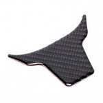 Adesivo decorativo fai da te per interni in fibra di carbonio per rivestimento del volante in fibra di carbonio per Honda Civic 10a generazione, Steering Wheel