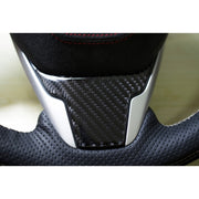 Adesivo decorativo fai da te per interni in fibra di carbonio per rivestimento del volante in fibra di carbonio per Honda Civic 10a generazione, Steering Wheel