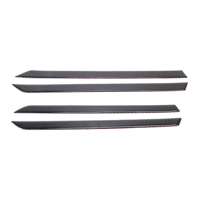 Adesivo decorativo fai da te per decalcomanie per finiture interne 3D in fibra di carbonio per Honda Civic 10a generazione, Interior Door Trim