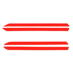 Adesivo decorativo fai da te per decalcomanie per finiture interne 3D in fibra di carbonio per Honda Civic 10a generazione, Interior Door Trim