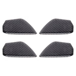 Adesivo decorativo per decalcomanie per rivestimento interno della maniglia della porta interna in fibra di carbonio per Honda Civic 10th Gen, Inner Door Bowl