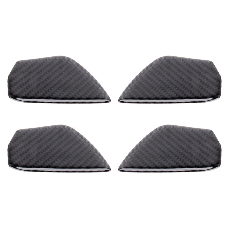 Adesivo decorativo per decalcomanie per rivestimento interno della maniglia della porta interna in fibra di carbonio per Honda Civic 10th Gen, Inner Door Bowl