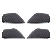 Adesivo decorativo per decalcomanie per rivestimento interno della maniglia della porta interna in fibra di carbonio per Honda Civic 10th Gen, Inner Door Bowl