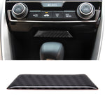 Adesivo decorativo per pannello cambio con rivestimento in fibra di carbonio per Honda Civic 10a generazione, Gears Shift Panel