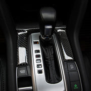 Adesivo decorativo per rivestimento della manopola del pannello del cambio fai-da-te in fibra di carbonio 3D per Honda Civic 10th Gen, Shift Gear Sticker
