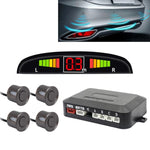 Sistema radar di retromarcia con cicalino per auto - Sistema radar di retromarcia con 4 sensori di parcheggio di qualità premium con display LCD