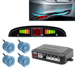 Sistema radar di retromarcia con cicalino per auto - Sistema radar di retromarcia con 4 sensori di parcheggio di qualità premium con display LCD