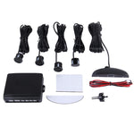 Sistema radar di retromarcia con cicalino per auto - Sistema radar di retromarcia con 4 sensori di parcheggio di qualità premium con display LCD