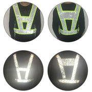 Gilet riflettente fluorescente Scuola guida Edilizia Gilet riflettente di avvertimento per la sicurezza stradale, Vest 2