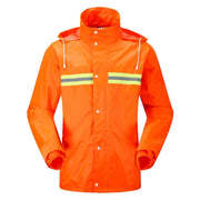 Impermeabili riflettenti divisi per adulti Pantaloni antipioggia Detergenti Abbigliamento impermeabile Assicurazione del lavoro Tute igienico-sanitarie di sicurezza, Size: M