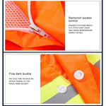 Impermeabili riflettenti divisi per adulti Pantaloni antipioggia Detergenti Abbigliamento impermeabile Assicurazione del lavoro Tute igienico-sanitarie di sicurezza, Size: M