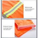 Impermeabili riflettenti divisi per adulti Pantaloni antipioggia Detergenti Abbigliamento impermeabile Assicurazione del lavoro Tute igienico-sanitarie di sicurezza, Size: M