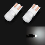 2 PZ T10/W5W/194/501/168 1W 70LM 6000K Lampadina LED bianca Lampada da lettura per auto Luce d'ingombro, DC 12V, 2 PCS 1W 70LM 6000K