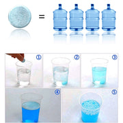 12 pezzi di tergicristallo solido per auto, per la pulizia dei vetri del parabrezza, per la pulizia dei vetri, compresse per rondella (1 pezzo = 4 litri di acqua), 12 PCS Glass Cleaner