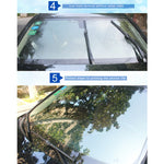 12 pezzi di tergicristallo solido per auto, per la pulizia dei vetri del parabrezza, per la pulizia dei vetri, compresse per rondella (1 pezzo = 4 litri di acqua), 12 PCS Glass Cleaner