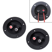 2 pezzi fai da te per casa auto altoparlante a 2 vie scatola terminale tazza subwoofer tappi per collegamento stereo, Car Stereo Binding Post