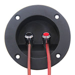 2 pezzi fai da te per casa auto altoparlante a 2 vie scatola terminale tazza subwoofer tappi per collegamento stereo, Car Stereo Binding Post
