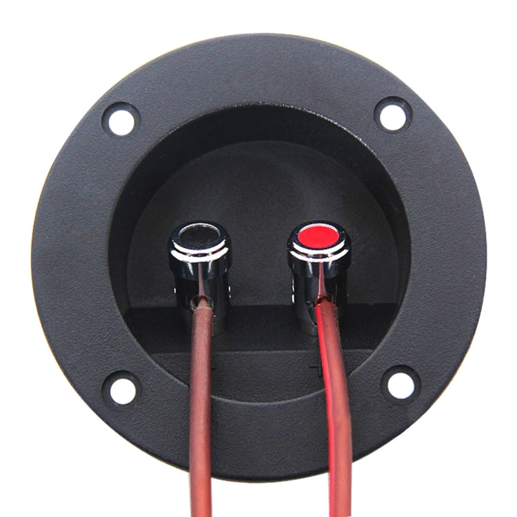 2 pezzi fai da te per casa auto altoparlante a 2 vie scatola terminale tazza subwoofer tappi per collegamento stereo, Car Stereo Binding Post
