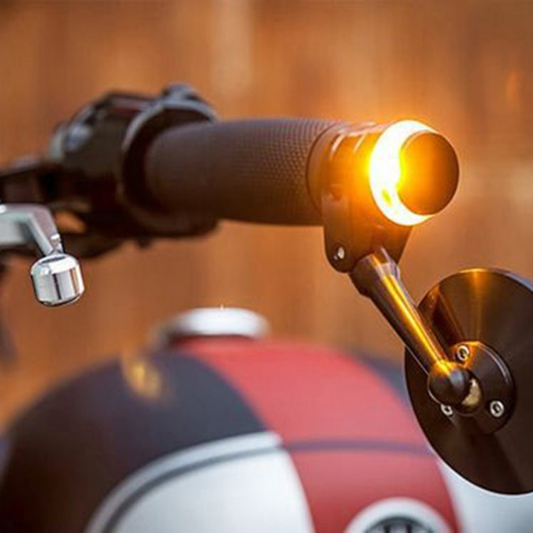 Lampada per manubrio a LED con indicatore di direzione laterale stroboscopico, indicatore di direzione per moto, 2 pezzi, Turn Double Light, Blue Light, Pink Light, Green Light, Red Light