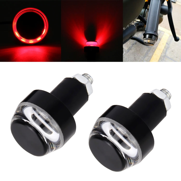Lampada LED manubrio moto con indicatori direzionali laterali 2 p