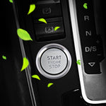 Decorazione adesiva in lega di alluminio con pulsante di avviamento del motore dell'auto, per Audi, For Audi(Engine Start)