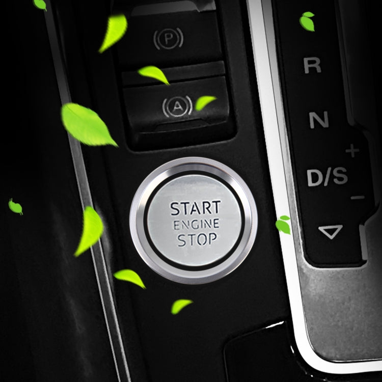 Decorazione adesiva in lega di alluminio con pulsante di avviamento del motore dell'auto, per Audi, For Audi(Engine Start)