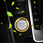 Decorazione adesiva in lega di alluminio con pulsante di avviamento del motore dell'auto, per Audi, For Audi(Engine Start)