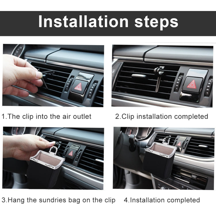 Custodia universale per presa d'aria per presa d'aria per auto, custodia per telefono, Air Vent Storage Box