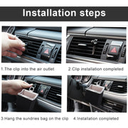 Custodia universale per presa d'aria per presa d'aria per auto, custodia per telefono, Air Vent Storage Box