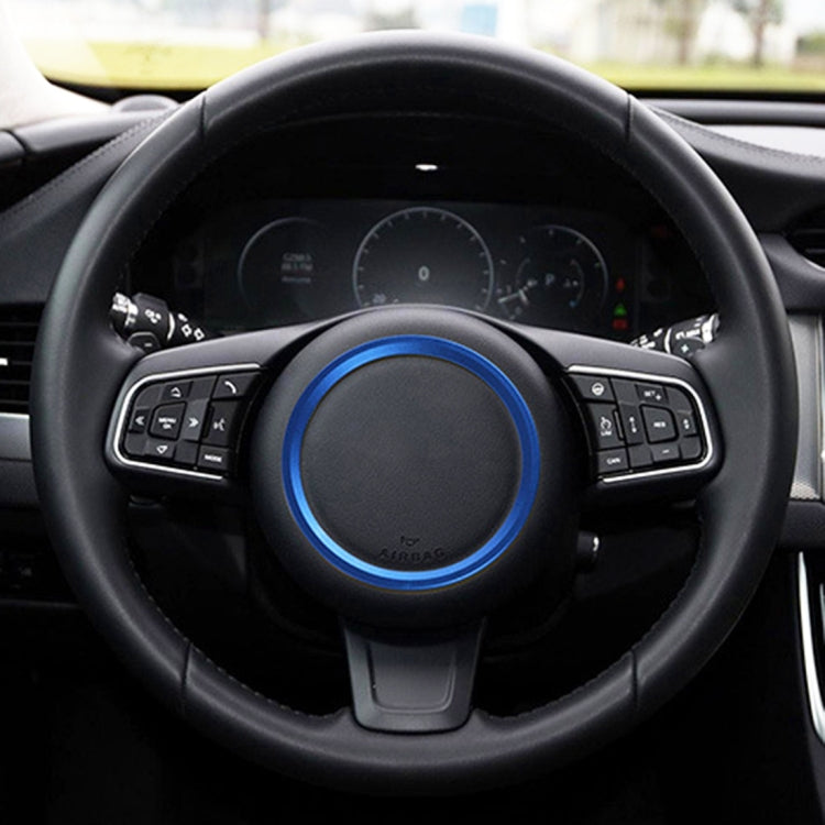 Decorazione dell'autoadesivo della disposizione della copertura dell'anello della lega di alluminio del volante automatico dell'automobile per Jaguar, For Jaguar