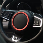 Decorazione dell'autoadesivo della disposizione della copertura dell'anello della lega di alluminio del volante automatico dell'automobile per Jaguar, For Jaguar