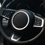 Decorazione dell'autoadesivo della disposizione della copertura dell'anello della lega di alluminio del volante automatico dell'automobile per Jaguar, For Jaguar