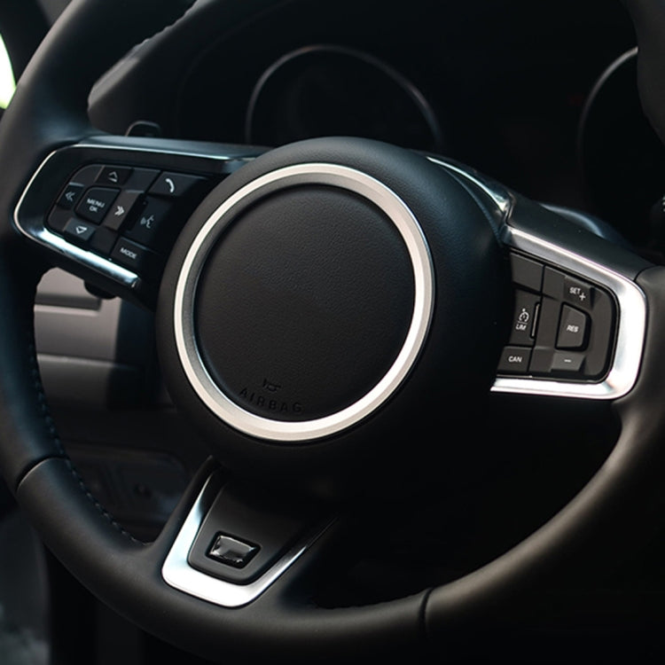 Decorazione dell'autoadesivo della disposizione della copertura dell'anello della lega di alluminio del volante automatico dell'automobile per Jaguar, For Jaguar