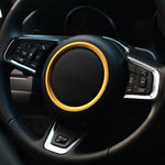 Decorazione dell'autoadesivo della disposizione della copertura dell'anello della lega di alluminio del volante automatico dell'automobile per Jaguar, For Jaguar