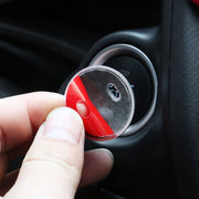 Adesivo decorativo per rivestimento del pulsante di arresto di avviamento del motore in lega di alluminio 3D per Mazda, for Mazda