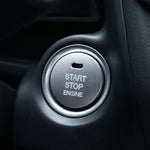 Adesivo decorativo per rivestimento del pulsante di arresto di avviamento del motore in lega di alluminio 3D per Mazda, for Mazda