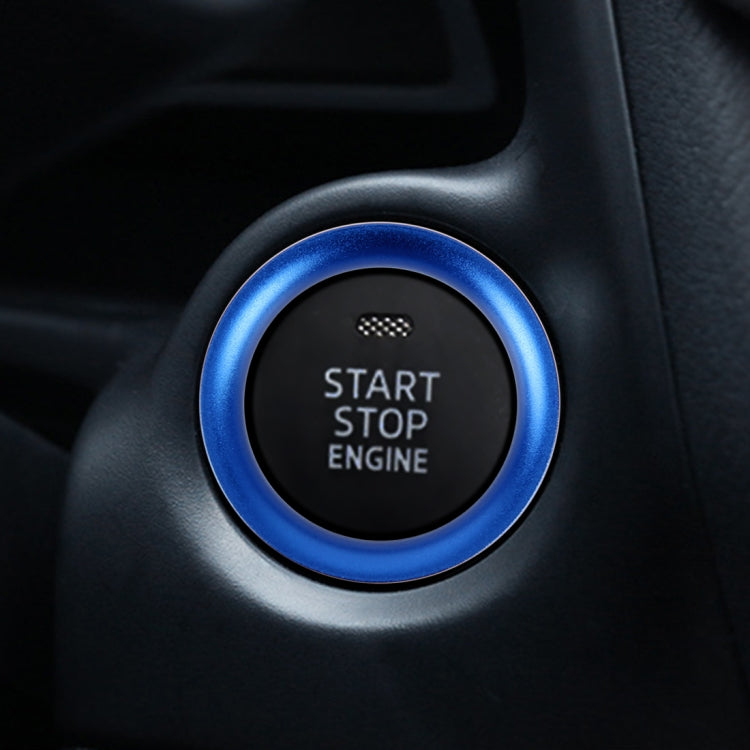 Decorazione adesiva in lega di alluminio con pulsante di avviamento del motore dell'auto per Mazda, For Mazda