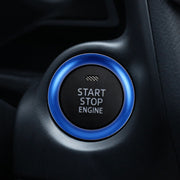 Decorazione adesiva in lega di alluminio con pulsante di avviamento del motore dell'auto per Mazda, For Mazda