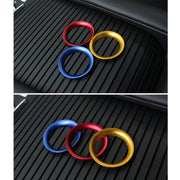 Decorazione adesiva in lega di alluminio con pulsante di avviamento del motore dell'auto per Mazda, For Mazda