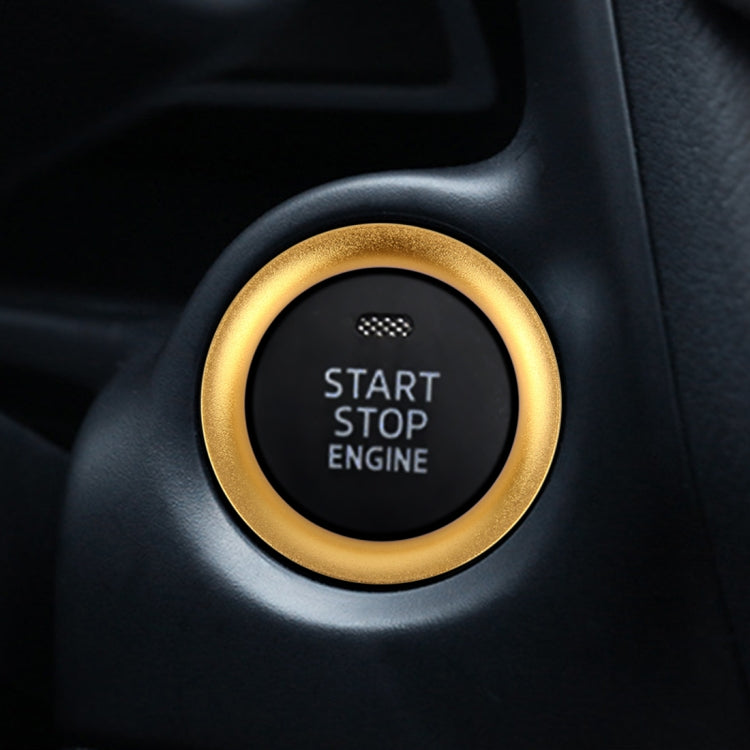 Decorazione adesiva in lega di alluminio con pulsante di avviamento del motore dell'auto per Mazda, For Mazda