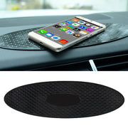 Tappetino antiscivolo per cruscotto in gomma morbida ovale per auto per telefono / GPS / MP4 / MP3, dimensioni: 30 * 9,5 cm, Oval Soft Rubber Mat
