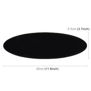 Tappetino antiscivolo per cruscotto in gomma morbida ovale per auto per telefono / GPS / MP4 / MP3, dimensioni: 30 * 9,5 cm, Oval Soft Rubber Mat