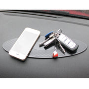 Tappetino antiscivolo per cruscotto in gomma morbida ovale per auto per telefono / GPS / MP4 / MP3, dimensioni: 30 * 9,5 cm, Oval Soft Rubber Mat