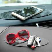 Tappetino antiscivolo per cruscotto in gomma morbida ovale per auto per telefono / GPS / MP4 / MP3, dimensioni: 30 * 9,5 cm, Oval Soft Rubber Mat