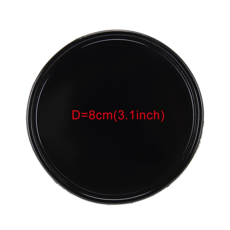 Tappetino antiscivolo per cruscotto in gomma morbida rotondo per auto per telefono/GPS/MP4/MP3, diametro: 8 cm, Round Soft Rubber Mat(Black), Round Soft Rubber Mat(Transparent)