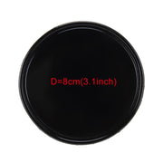 Tappetino antiscivolo per cruscotto in gomma morbida rotondo per auto per telefono/GPS/MP4/MP3, diametro: 8 cm, Round Soft Rubber Mat(Black), Round Soft Rubber Mat(Transparent)