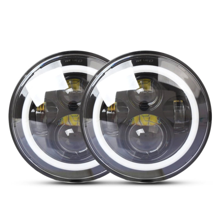 2 PZ 7 pollici IP68 Impermeabile 6500K 75W CREE LED Faro Hi/Lo Fascio Lampada di Guida per Jeep Wrangler JK TJ LJ, 6500K 75W
