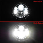 2 PZ 7 pollici IP68 Impermeabile 6500K 75W CREE LED Faro Hi/Lo Fascio Lampada di Guida per Jeep Wrangler JK TJ LJ, 6500K 75W